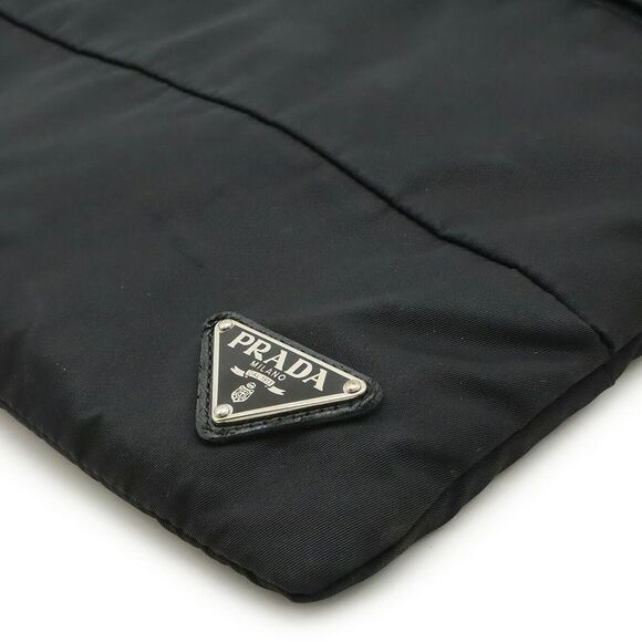 Prada BT0741 Nylon Leather Shoulder Bag - Picture 3 of 7